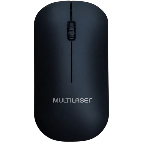 Mouse Multilaser Sem Fio 2.4GHz 1200DPI USB Preto - Image 2