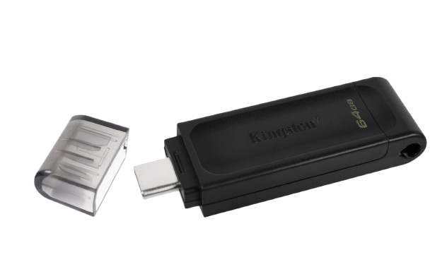 Pen Drive Kingston 64GB USB 3.2 Geração 1; DataTraveler 70; USB-C - Image 4